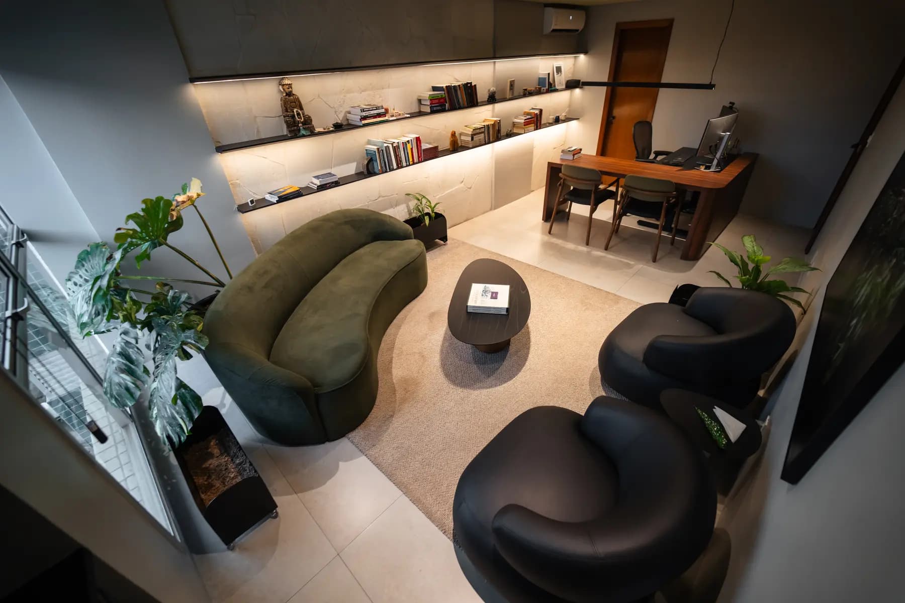 Ambiente interno do escritório